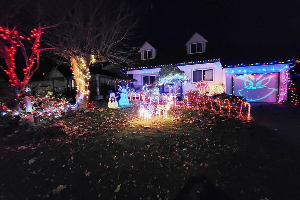 Christmas lights displays are going up across Agassiz-Harrison, and the area real estate board is taking notice and names. (File)