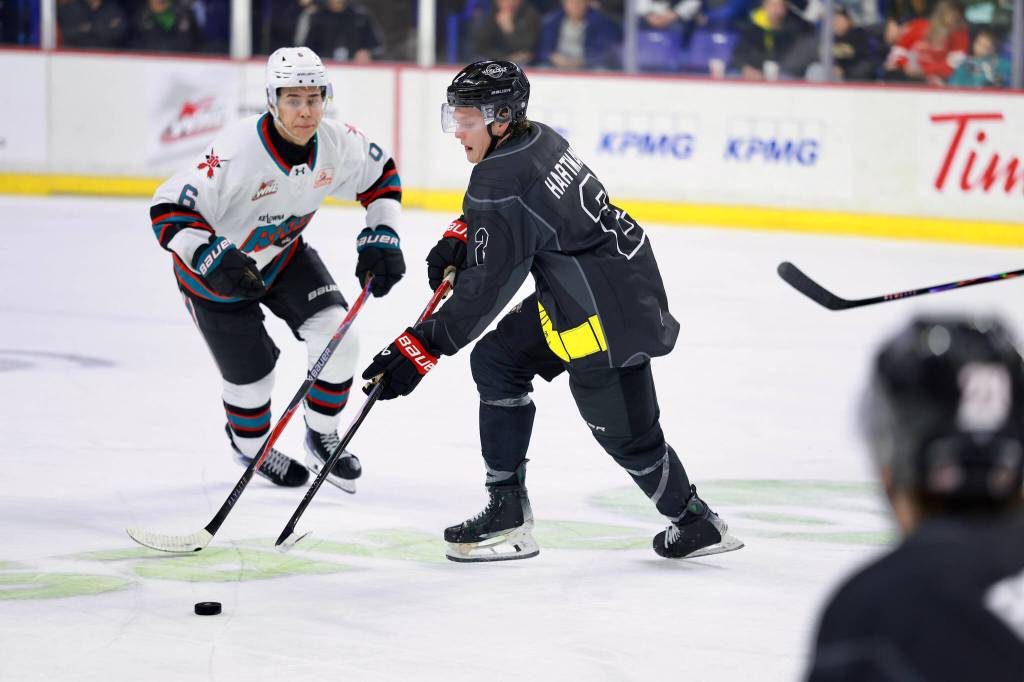 Vancouver Giants won a 3-2 shootout victory over the Kelowna Rockets at Langley Events Centre on Sunday afternoon. (Rob Wilton, Vancouver Giants/Special to Langley Advance Times)