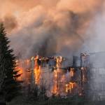 Mission Fire Rescue Service responded to a fire at a seniors housing complex on 7th Avenue on Monday night (March 9). (Photo Courtesy of Francis Ward)