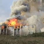 Mission Fire Rescue Service responded to a fire at a seniors housing complex on 7th Avenue on Monday night (March 9). (Photo Courtesy of Francis Ward)