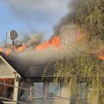 Mission Fire Rescue Service responded to a fire at a seniors housing complex on 7th Avenue on Monday night (March 9). (Photo Courtesy of Mahshid Mehrtash)