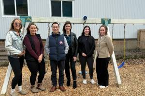 Tim Ji (third from the left) is taking over Agassiz/Harrison Childcare Centres from previous owner and founder Melissa Weed (fourth from the left). (Adam Louis)